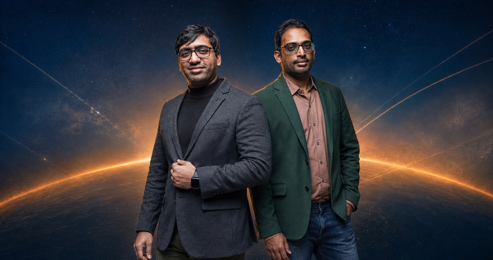 Pawan Kumar Chandana and Naga Bharath Daka, co-founders of Skyroot Aerospace